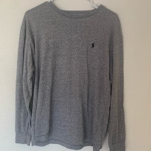 Men’s Polo Long Sleeve Gray